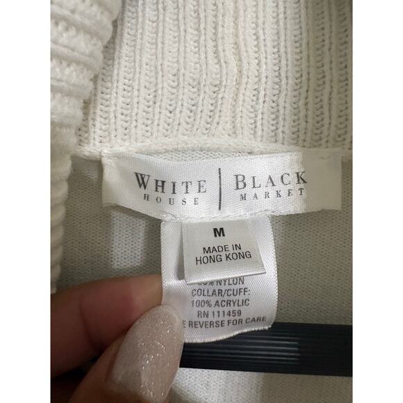 White House Black Market Cropped Open-Front Knit Cardigan – Women’s Medium - Picture 4 of 4